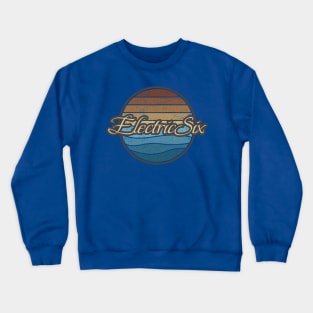 Electric Six Retro Waves Crewneck Sweatshirt
